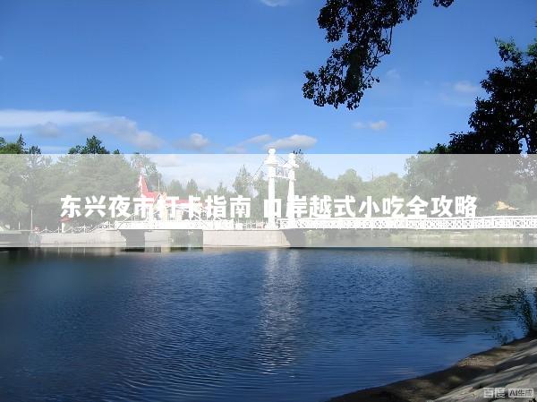 东兴夜市打卡指南 口岸越式小吃全攻略